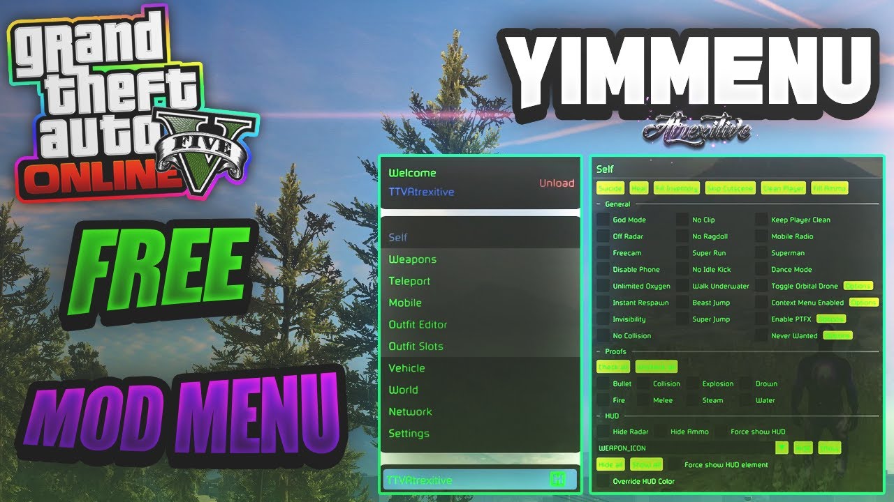 GTA 5 Yim Mod Menu